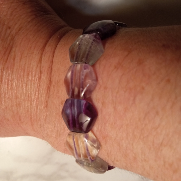 Free Dr teals eucalyptus soak with purchase of ametrine purple crystal bracelet - Picture 4 of 8